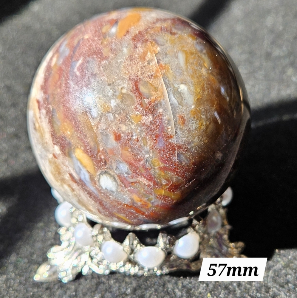 Elegant Multicolor Stone Sphere Jewelry